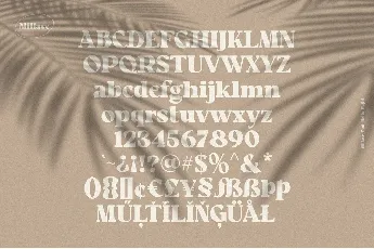 Millave font