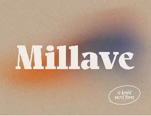 Millave font