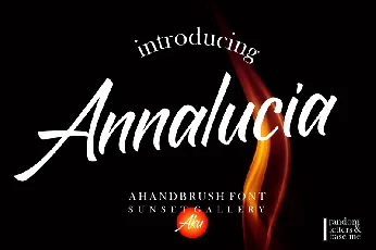 Annalucia font