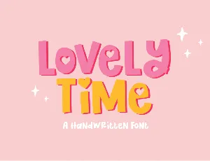 Lovely Time font