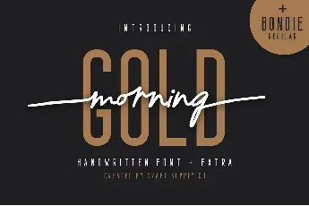 Morning Gold Free font