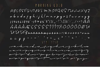 Morning Gold Free font