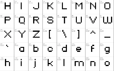 pixelFJ8pt1 font