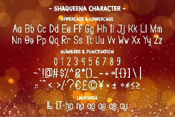 Shaqueena font