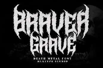 Braver Grave font