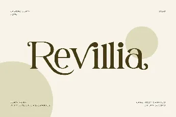 Revillia font