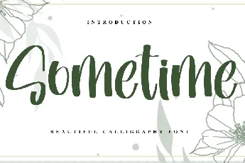 Sometime font