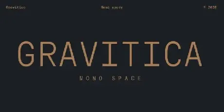 Gravitica Mono Sans Serif font