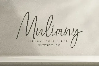 Muliany font