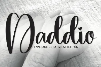 Daddio Script font