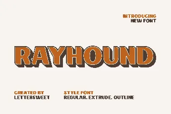 Rayhound font