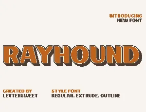 Rayhound font