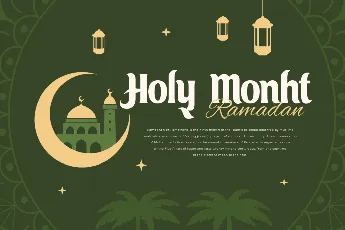 Arabic Ramadan font