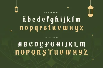 Arabic Ramadan font