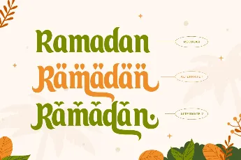 Arabic Ramadan font