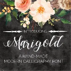 Marigold Free font