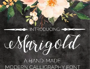 Marigold Free font