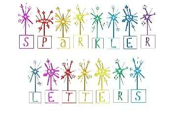 Sparkler Letters font