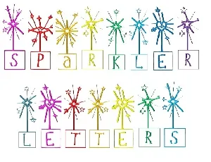 Sparkler Letters font