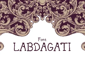 Labdagati font