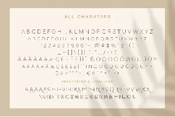 Monocole Free font