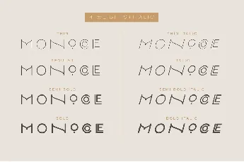 Monocole Free font