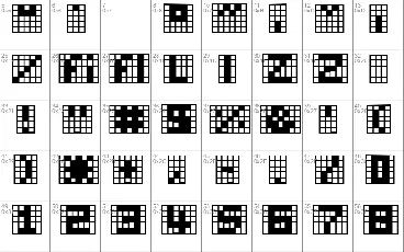 Pica Hole font