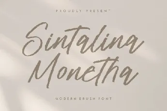 Sintalina Monetha font