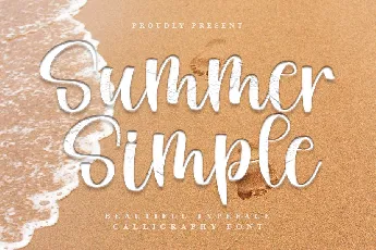 Summer Simple Typeface font