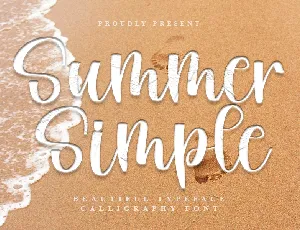 Summer Simple Typeface font