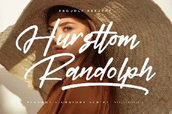 Hursttom Randolph font