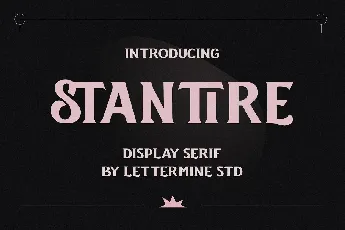 Stantire font