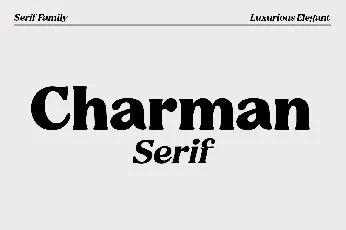 Charman Serif font