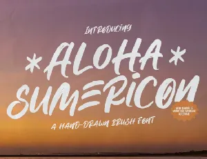 Aloha Sumericon font