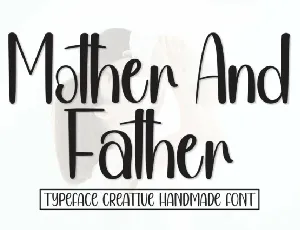 Mother And Father Script font