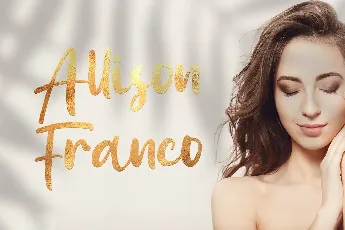 Allison Franco font