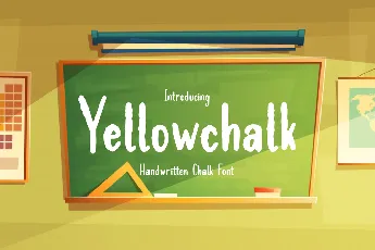 Yellowchalk font