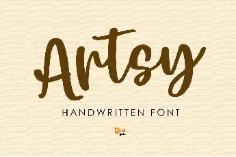 Artsy font