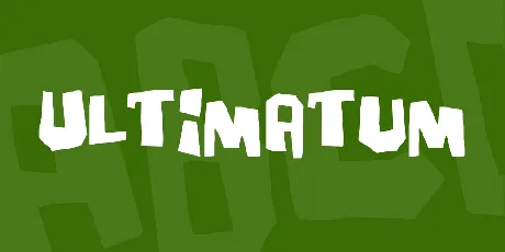 Ultimatum font