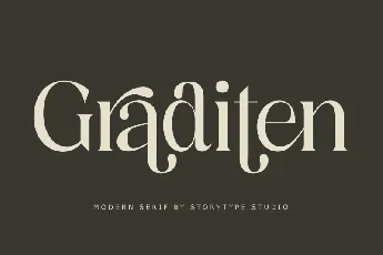 Graditen font