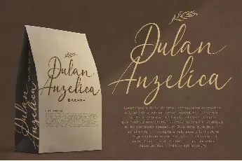 Dulan Anzelica font