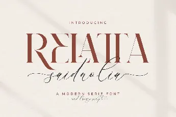 Relatta Saidnolia Duo font