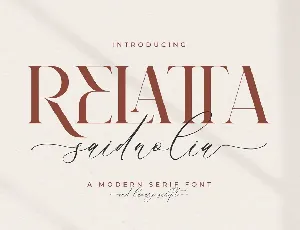 Relatta Saidnolia Duo font