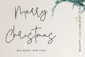 Yearbook Christmas font