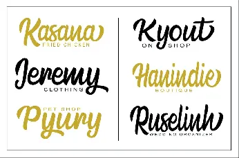 Mainmia Script font