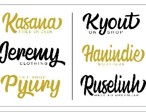 Mainmia Script font