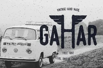 Gahar font