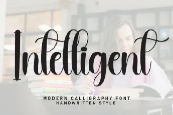 Intelligent Script Typeface font