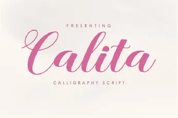 Calita Script font