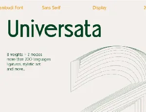 Universata font